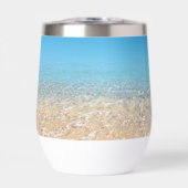 Moderne zomer blauw oceaan strand (Voorkant)