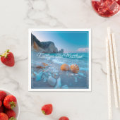 Moderne zomer bruiloft servet (Insitu)