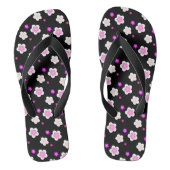 Moderne zomer gradient daisy bloem patroon teenslippers (Voetbed)