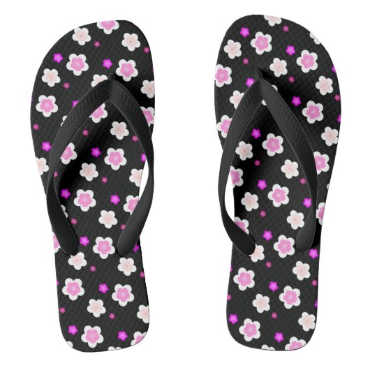 Moderne zomer gradient daisy bloem patroon teenslippers (Voetbed)