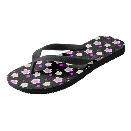 Moderne zomer gradient daisy bloem patroon teenslippers (Schuin)
