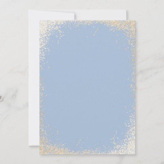 Moderne zomer oester & champagne kuststijl kaart (Achterkant)