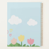 Moderne zomer thema naam Hard Hoesje Planner (Achterkant)