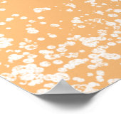 Moderne zomer verjaardagsfeestje in roze poster (Hoek)