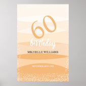 Moderne zomer verjaardagsfeestje in roze poster (Voorkant)