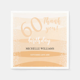 Moderne zomer verjaardagsfeestje in roze servet