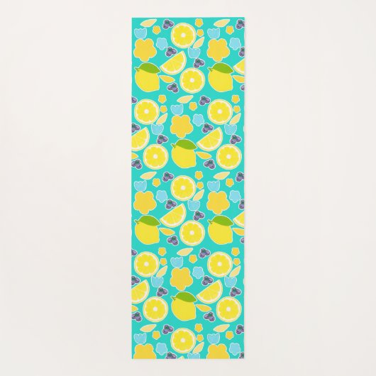 Moderne zomercitroen yogamat (Achterkant)