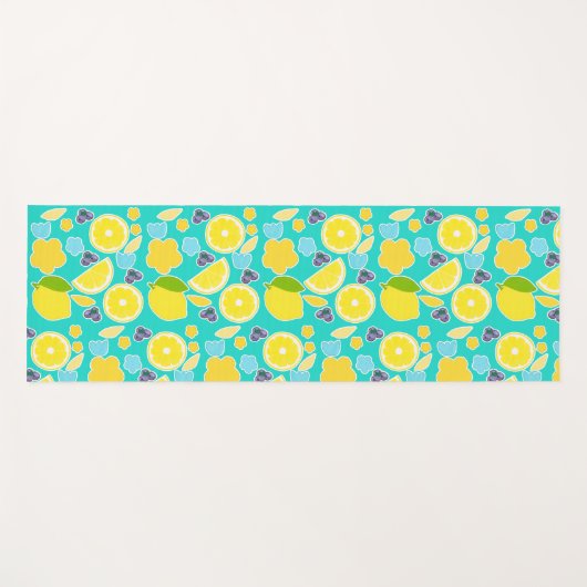 Moderne zomercitroen yogamat (Voorkant (horizontaal))