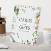 Moderne zomerkalligrafie bruiloft reclamebord met voetstuk (Insitu)