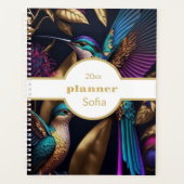 Moderne Zomerse Bloemen Tropisch Planner (Voorkant)