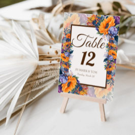 Moderne zomerstijl elegante tafelkaart kaart