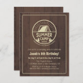 Moderne zomervakantie op zaterdag kaart (Voorkant / Achterkant)