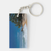 Moderne zomervakantie sleutelhanger (achterkant)