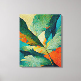 Moderne zomervakanties schilderen wandkunst canvas afdruk