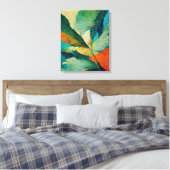 Moderne zomervakanties schilderen wandkunst canvas afdruk (Insitu (Slaapkamer))