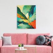 Moderne zomervakanties schilderen wandkunst canvas afdruk (Insitu (Woonkamer))