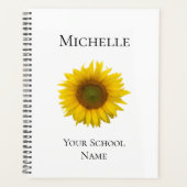 Moderne Zonnebloem Botanische Boho Planner (Voorkant)