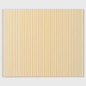 Moderne Zonnebloem Gele Strepen Patroon Cadeaupapier (Vlak)