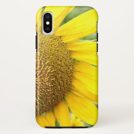 Moderne Zonnebloem Grafiek Case-Mate iPhone Case (Achterkant)