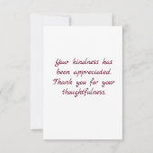 Moderne zonnebloem - Hartelijk dank Bedankkaart (Achterkant)