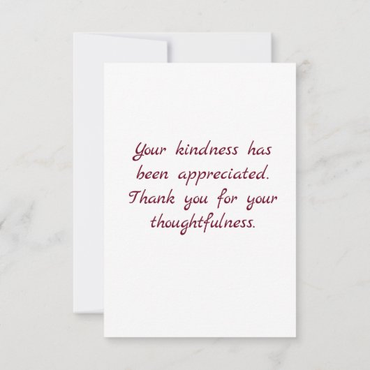 Moderne zonnebloem - Hartelijk dank Bedankkaart (Achterkant)