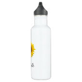 Moderne zonnebloem Kute Country Floral Waterfles (Rechts)