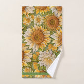 Moderne zonnebloem mooi Collectie Bad Handdoek (Handdoek)