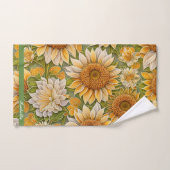 Moderne zonnebloem mooi Collectie Bad Handdoek (Handdoek)