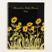 Moderne Zonnebloem Planner (Voorkant)