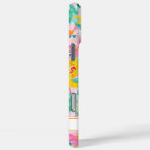 Moderne Zonnebloem Schildering Monogram Case-Mate iPhone Case (Achterkant / Rechts)