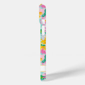 Moderne Zonnebloem Schildering Monogram Case-Mate iPhone Case (Achterkant / Links)