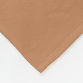 Moderne zonnebloemdeken in Terra Cotta Fleece Deken (Hoek)