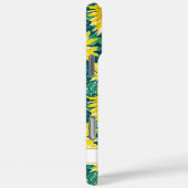 Moderne Zonnebloemen Met Monogram Case-Mate iPhone Case (Achterkant / Rechts)