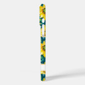 Moderne Zonnebloemen met Monogram Case-Mate iPhone Case (Achterkant / Links)