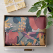 Moderne zonnebloemen — Ontwerp in najaarskleuren Tissuepapier (Geschenk)