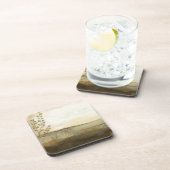 Moderne zonnebrand-olie drankjes onderzetter (Rechterzijde)