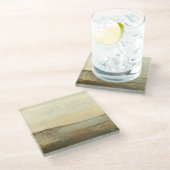 Moderne zonnebrand-olie glazen onderzetter (Schuin)