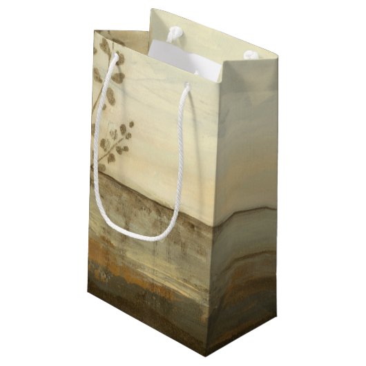 Moderne zonnebrand-olie klein cadeauzakje (Achterkant Gekanteld)