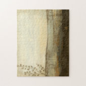 Moderne zonnebrand-olie legpuzzel (Verticaal)