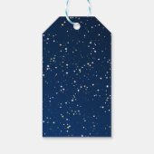 Moderne Zonnestelsel Ruimte Verjaardag Dank u Cadeaulabel (Achterkant)