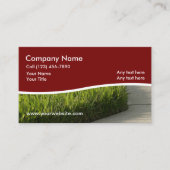 Moderne zorgverlening in wording visitekaartje (Voorkant)