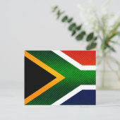 Moderne Zuid-Afrikaanse vlag Briefkaart (Staand voorkant)