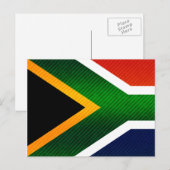Moderne Zuid-Afrikaanse vlag Briefkaart (Voorkant / Achterkant)