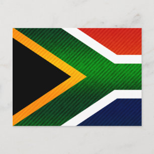Moderne Zuid-Afrikaanse vlag Briefkaart
