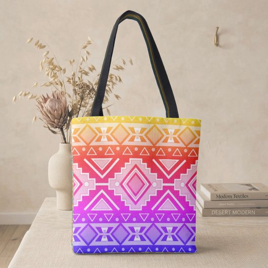 Moderne Zuidwest Diamonds Stijl Tote Bag