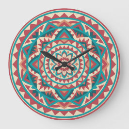 Moderne Zuidwest Mandala Grote Klok