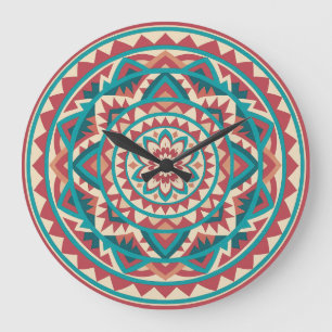 Moderne Zuidwest Mandala Grote Klok