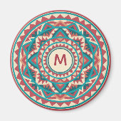 Moderne Zuidwest Mandala Magneet (Voorkant)