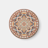 Moderne Zuidwest Mandala Magneet (Voorkant)