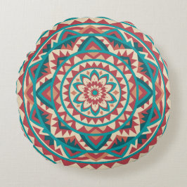 Moderne Zuidwest Mandala Rond Kussen